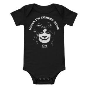 Ozzy Osbourne Store Merch Mama I'm Coming Home Ozzy Onesie