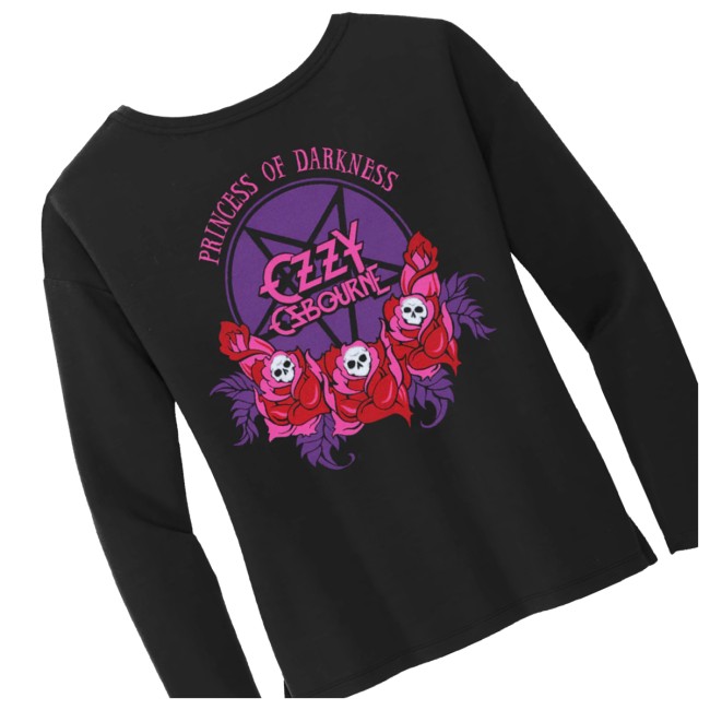 Ozzy Store Merch Princess Of Darkness Women's Long Sleeve Tee