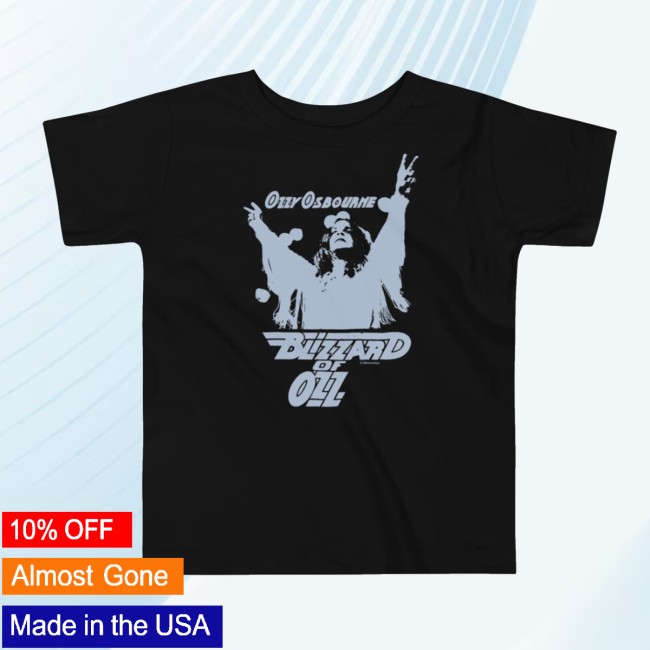 Ozzy Store Merch Vintage Blizzard Of Ozz Toddler Shirt