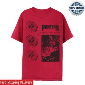 Pantera Store Merch The Great Southern Trendkill Red Shirt
