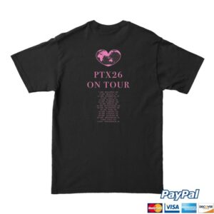 Pentatonix Store Merch Ptx 26 On Tour Black Shirt