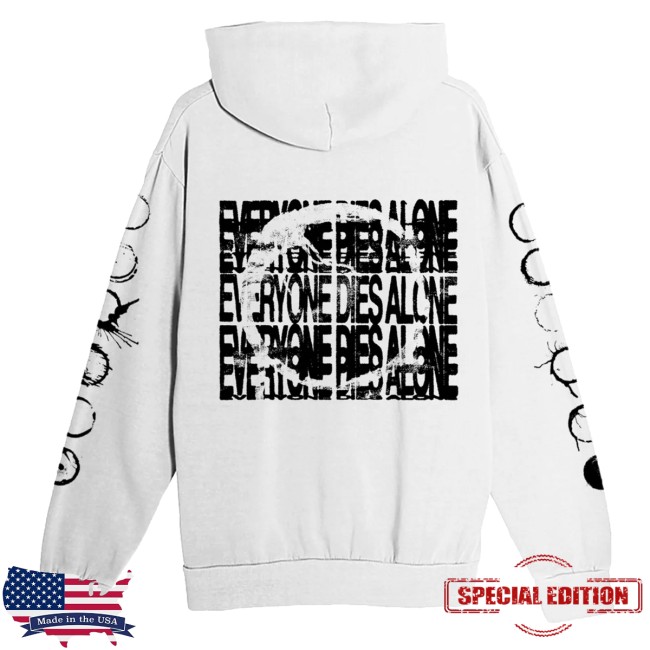 Periphery Merch Store Everyone Dies Alone Hoodie Lunar Rock
