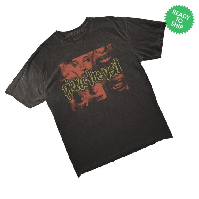 Pierce The Veil Store Merch Face Grid Tee