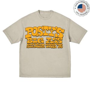 Post Malone Merch Big Ass Stadium Tour Tire T-Shirt