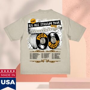 Post Malone Store Merch Big Ass Stadium Tour Tire Shirt