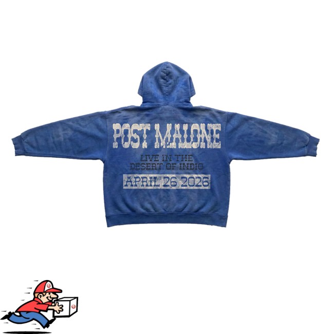 Post Malone Store Merch Live In The Desert Buckle Hoodie