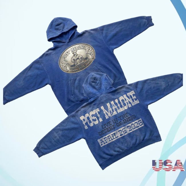 Post Malone Store Merch Live In The Desert Buckle Hoodie