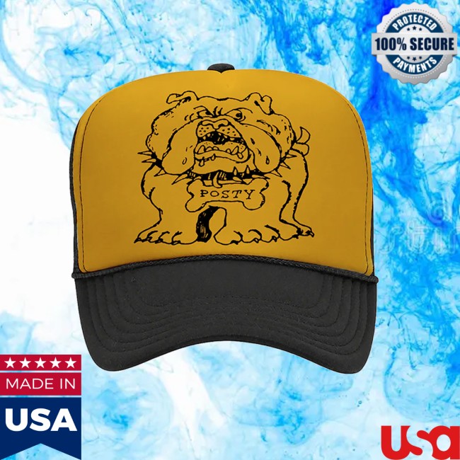 Post Malone Store Merch Posty Bulldog Trucker Hat