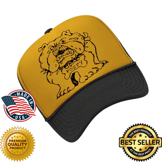 Post Malone Store Merch Posty Bulldog Trucker Hat