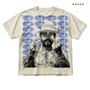 Post Malone Store Merch Posty Co Middle Finger Shirt