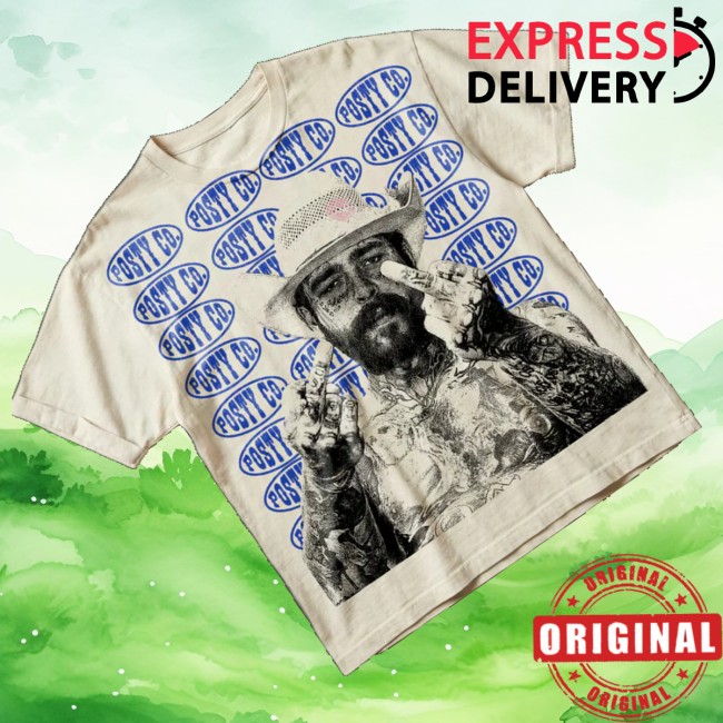 Post Malone Store Merch Posty Co Middle Finger Shirt