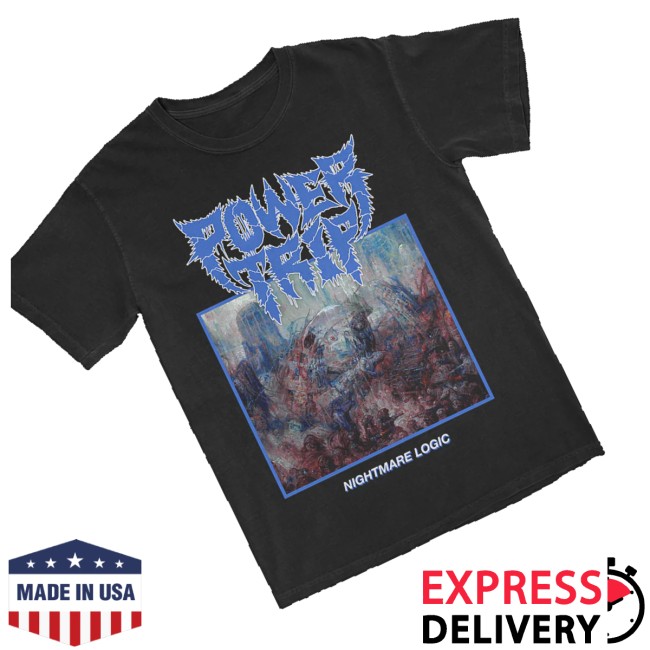Power Trip Store Merch Nightmare Logic Shirt (Black)