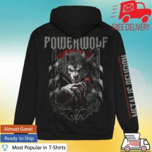 Powerwolf Store Merch Blood And Religion Hoodie