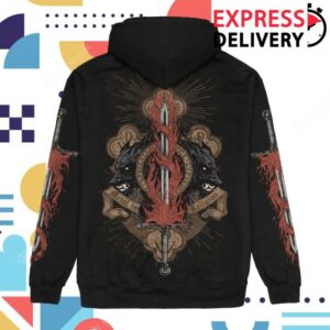 Powerwolf Store Merch Sermon Of Swords Zip Hoodie