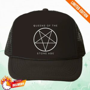Queens Of The Stone Age Merch Pentagram Trucker Hats