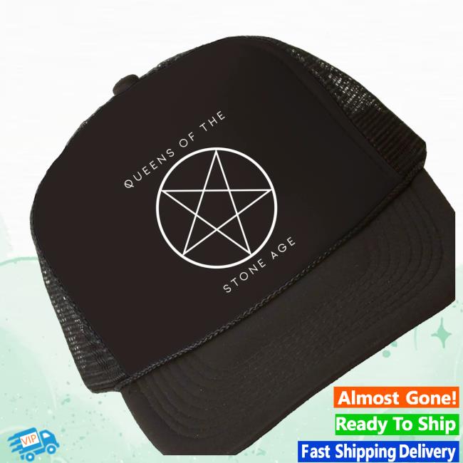 Queens Of The Stone Age Merch Pentagram Trucker Hats