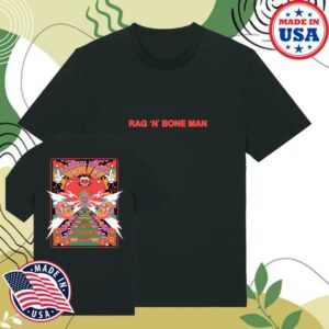 Rag N Bone Man Merch Shop Store I Believe In Love Black Tee
