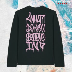 Rag'n'bone Man Store Merch What Do You Believe In Logo Black Long Sleeve