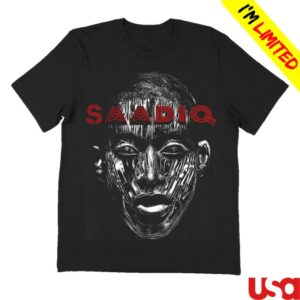 Raphael Saadiq Store Merch Big Face Red Text Shirt