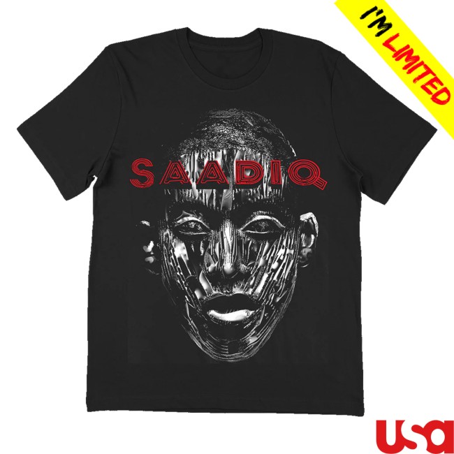 Raphael Saadiq Store Merch Big Face Red Text Shirt