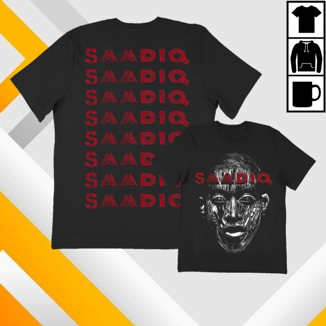 Raphael Saadiq Store Merch Big Face Red Text Shirt
