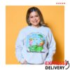Retrokid Store Merch Berenstain Bears Summer Skies Crewneck Heather Grey