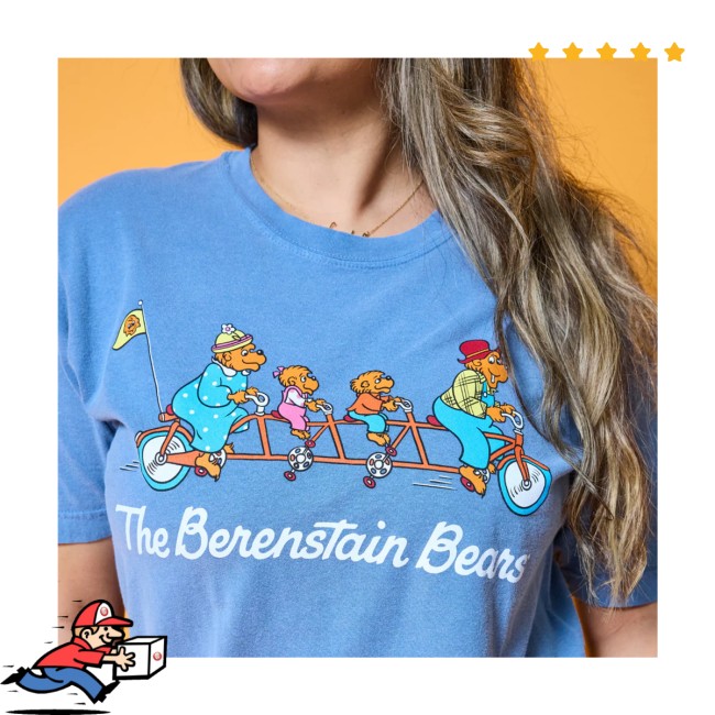 Retrokid Store Merch Berenstain Bears Wheely Good Time Shirt