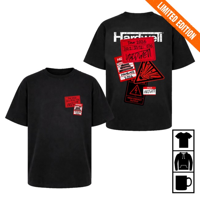Revealed Store Merch Hardwell Sticker T-Shirt 5 Revealed Store Merch Hardwell Sticker T-Shirt