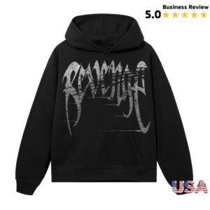Revenge Store Merch Attack On Titan Arch Logo Hoodie Black