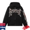 Revenge Store Merch Reformation Zip Black-Red