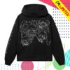 Revenge Store Merch Titan Arch Logo Hoodie Black-White