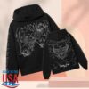 Revenge Store Merch Titan Arch Logo Hoodie Black-White