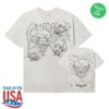 Revenge Store Merch Titan Arch Logo Tee White-Black