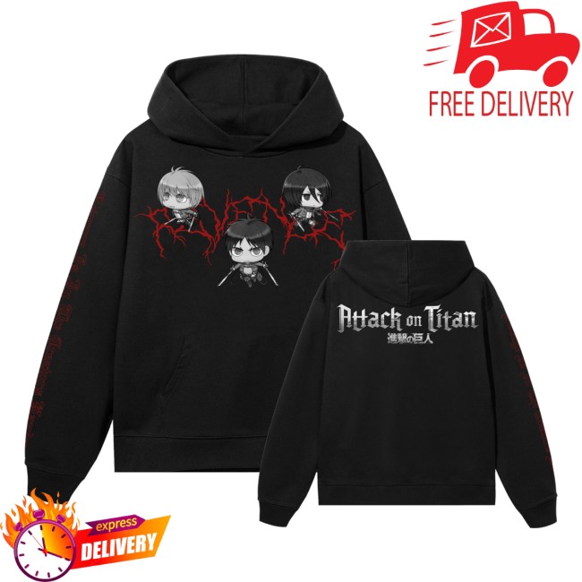 Revenge Store Merch Trio Lightning Hoodie Black-Red 5 Revenge Store Merch Trio Lightning Hoodie Black-Red
