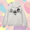 Revenge Store Merch Trio Lightning Hoodie White-Black