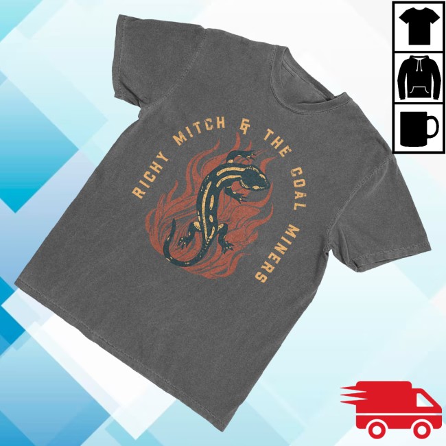 Richy Mitch & The Coal Miners Merch Store Salamander Tee