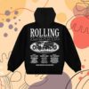 Rolling Loud Store Merch B&W Orlando Tour 26 Black Lineup Hoodie