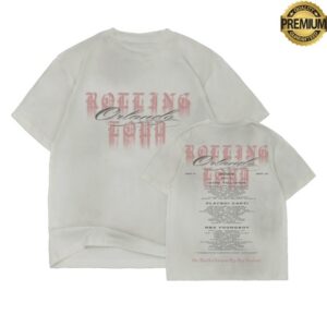 Rolling Loud Store Merch Reflection Cream 26 Lineup Shirt