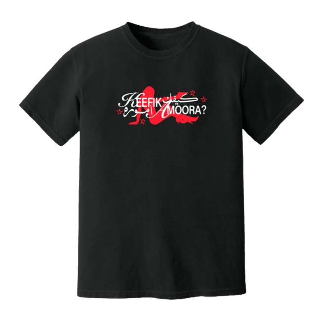 Saint Levant Store Merch Keefik Amoora Shirt Black
