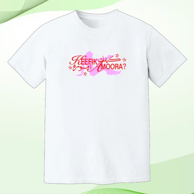 Saint Levant Store Merch Keefik Amoora Shirt White
