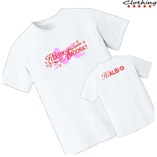 Saint Levant Store Merch Keefik Amoora Shirt White