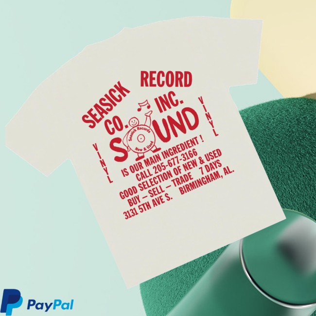Seasick Records Store Merch Seasick Sound Ingredients Shirt 3 Seasick Records Store Merch Seasick Sound Ingredients Shirt