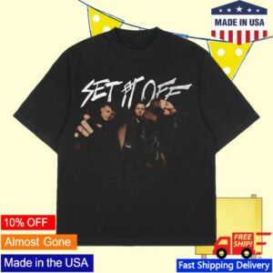 Set It Off Band Merch Shop Store Sio Band Photo Tee Shỉt