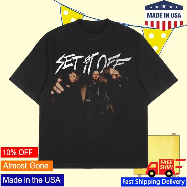 Set It Off Band Merch Shop Store Sio Band Photo Tee Shirt