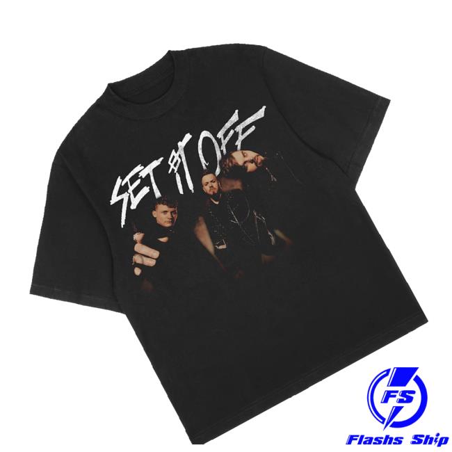 Set It Off Band Merch Shop Store Sio Band Photo Tee Shirt