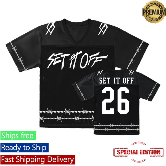 Set It Off Store Merch Sio Barbed Wire Jersey
