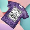 Shlump Merch Store Oh My Gatos Tie Dye Tee Purple