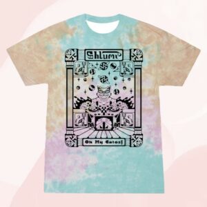 Shlump Merch Store Oh My Gatos Tie Dye Tee Snow Cone
