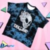 Shlump Merch Store Tie Dye Mushroom Skull Tee
