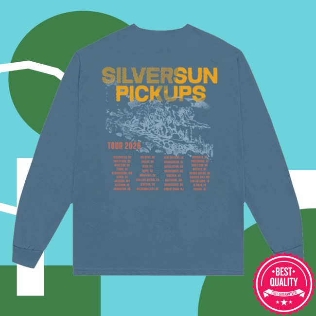 Silversun Pickups Store Merch Canyon Lines 2026 Tour Longsleeve Tee